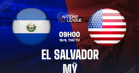 Trực tiếp Salvador vs Hoa Kỳ, CONCACAF Nations League, 09h00 ngày 15/6