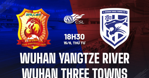 Highlight Wuhan vs Wuhan Three Towns, Giải VĐQG Trung Quốc, 18h30 ngày 15/6