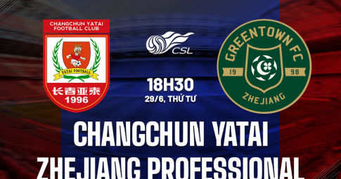 Highlight  Changchun Yatai vs Zhejiang Greentown, Giải VĐQG Trung Quốc, 18h30 ngày 29/6