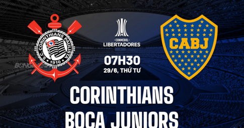 Highlight Corinthians vs Boca Juniors, Giải vô địch các CLB Nam Mỹ, 07h30 ngày 29/6
