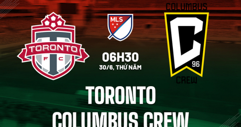 Highlight Toronto vs Columbus Crew, Giải Nhà Nghề Mỹ, 06h30 ngày 30/6