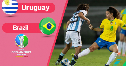 Trực tiếp nữ Uruguay vs nữ Brazil, Giải vô địch nữ Nam Mỹ, 04h00 ngày 13/7