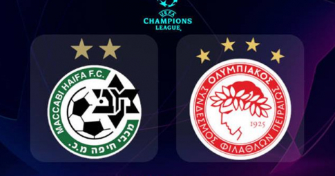 Trực tiếp Maccabi Haifa vs Olympiakos Piraeus, Champions League Qualifying, 00h00 ngày 21/7