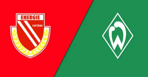 Trực tiếp Energie Cottbus vs Werder Bremen, Giải Cúp Đức, 23h01 ngày 1/8