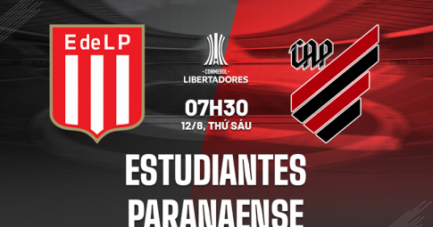 Highlight Estudiantes vs Athletico-PR, CONMEBOL Libertadores, 07h30 ngày 12/8