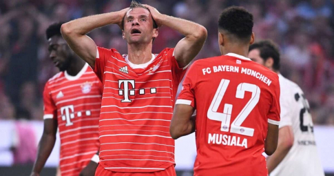 Bayern Munich lại đứt mạch thắng trước ’cơn ác mộng’ Monchengladbach