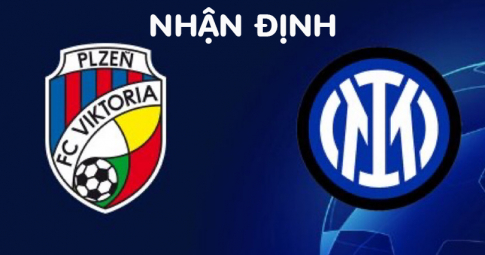 Nhận định Viktoria Plzen vs Inter Milan, 23h45 ngày 13/09/2022, Vòng 2 Champions League 2022/23
