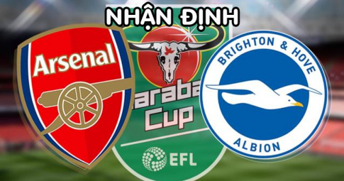 Nhận định Arsenal vs Brighton, 02h45 ngày 10/11/2022, EFL Cup