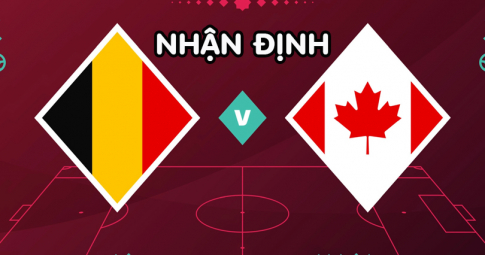 Nhận định Bỉ vs Canada, 02h00 ngày 24/11/2022 , Lượt 1 | Bảng F | World Cup 2022