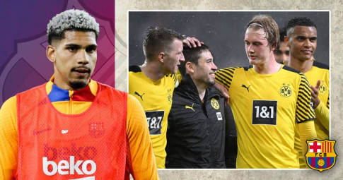 Barcelona đón công thần 35 triệu euro của Dortmund, nhận tin cực vui từ Araujo