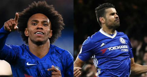 70 bàn, 35 kiến tạo: Vượt M.U, Chelsea chi 100 triệu bảng để sở hữu bộ đôi 'Costa - Willian mới'