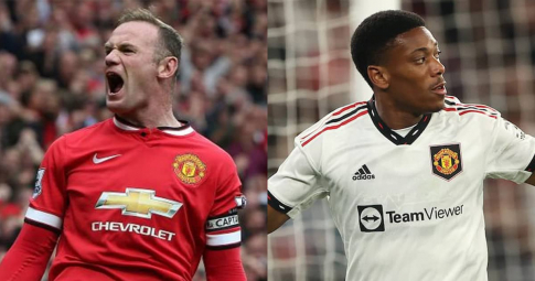 Đá 38 trận ghi 30 bàn: 'Rooney 150 triệu euro' cập bến Old Trafford, tiễn Martial rời M.U