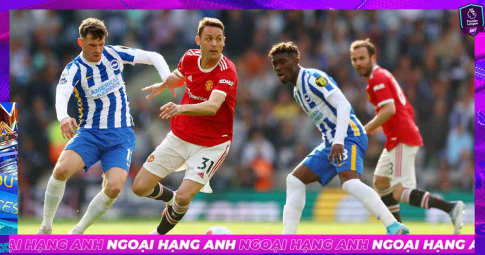 Chấm điểm Man United vs Brighton: Tuyến giữa tê liệt, hàng thủ bị động
