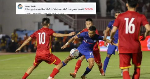 Fan Singapore: 'Không thua Việt Nam 10-0 là tốt rồi'