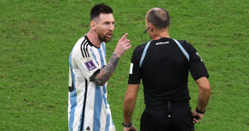 Messi chỉ trích trọng tài sau trận đấu