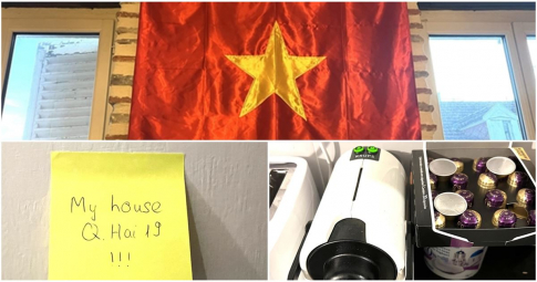 Quang Hải treo cờ Việt Nam, khắc ghi thông điệp ý nghĩa trong căn hộ tại Pháp