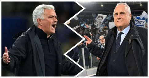 SỐC! AS Roma bại trận, <b>Mourinho cãi nhau ỏm tỏi</b> với chủ tịch đối thủ
