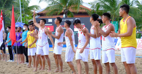 Bóng ném bãi biển giành HCV cho Việt Nam tại SEA Games 31